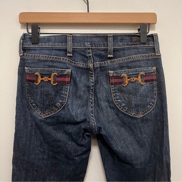 CITIZENS OF HUMANITY Jackie #149 Stretch Straight Leg Jeans Buckle Embroidery 25 - Picture 2 of 15